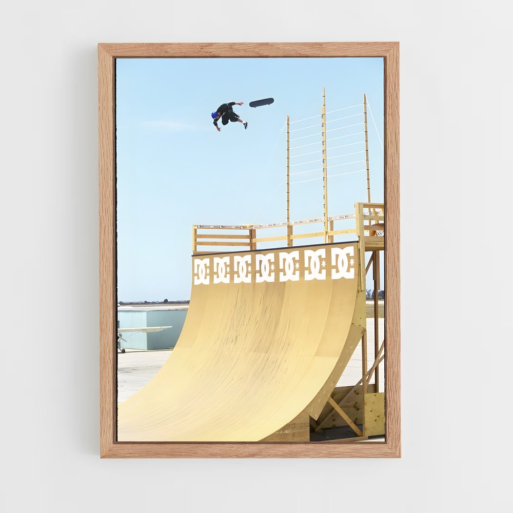 Poster Skate et Vol – affiche Skateboard (vue 4)